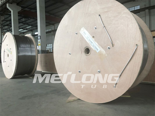 Gaz Kuyuları İçin 3/8 '' OD X 0.049 '' WT Kılcal Sarmal Boru Dubleks 2205 Paslanmaz Çelik