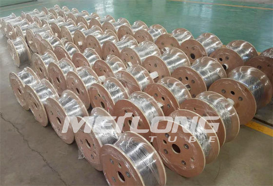 Gaz Kuyuları İçin 3/8 '' OD X 0.049 '' WT Kılcal Sarmal Boru Dubleks 2205 Paslanmaz Çelik