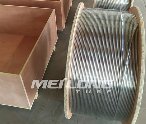 3 / 8 '' Dış Çap X 0,065 '' Ağırlık Jeotermal Boru Kuyu İçi Enjeksiyon Hattı Sarmal Metal