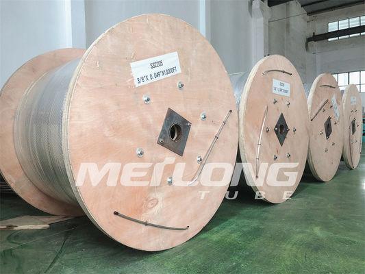 ASTM B704 Incoloy 825 Paslanmaz Çelik Sarmal Boru Kapsüllenmiş Kontrol Hattı