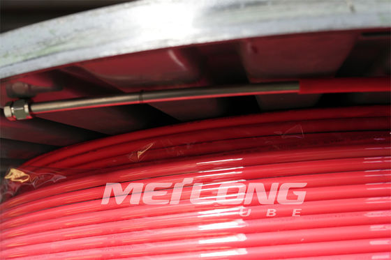 Duplex 2205 Kapsüllenmiş Kontrol Hattı Santopren TPV 1/2 '' OD X 0.065 '' WT