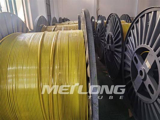 UNS S32750 Yüksek Basınçlı Kılcal Boru Dubleks 2507 Teflon FEP Hattı Kılcal Boru