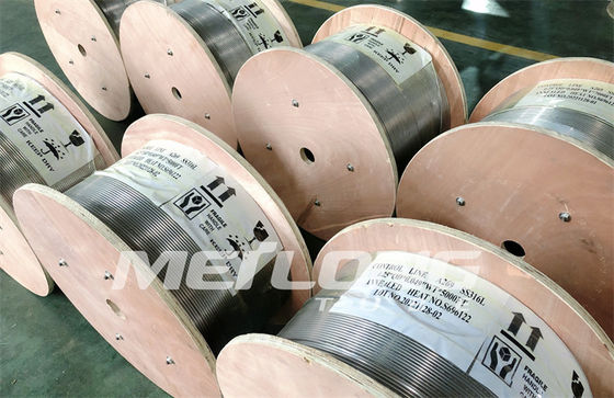 Inconel 625 Kılcal Sarmal Boru Enjeksiyon Hattı Jeotermal Kuyular için kılcal borular