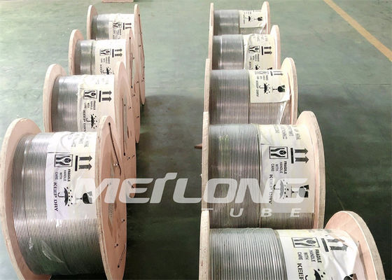 Inconel 625 Kılcal Sarmal Boru Enjeksiyon Hattı Jeotermal Kuyular için kılcal borular