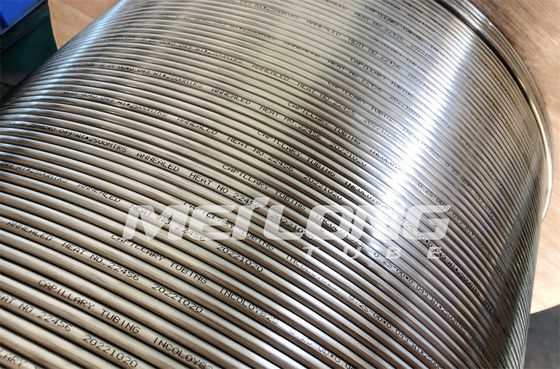 ASTM B423 Kontrol Hattı Boruları Incoloy 825 Gaz Kuyuları İçin Hidrolik Kontrol Hattı