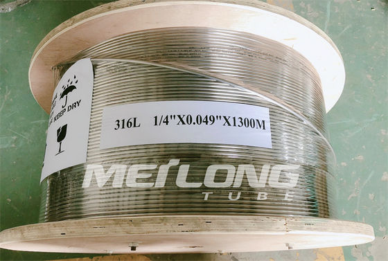 SGS BV Dikişsiz Hidrolik Kontrol Hattı Borusu Kılcal Boru Metal Bobin