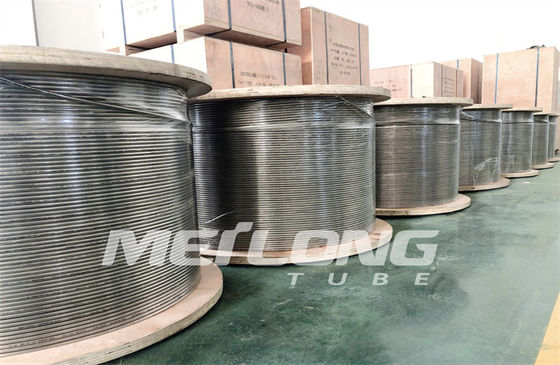 ASTM B704 Paslanmaz Çelik Kontrol Hattı Borusu 12000m Paslanmaz Çelik Sarmal Boru