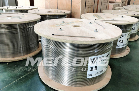 Inconel 625 Kılcal Nikel Alaşımlı Metal Bobin Boru 12000 Metre